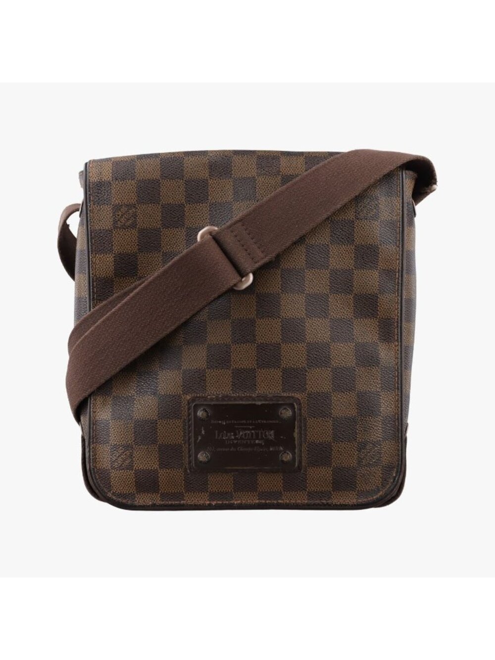 Louis Vuitton Brooklyn PM Ebene Damier Canvas Shoulder Bag